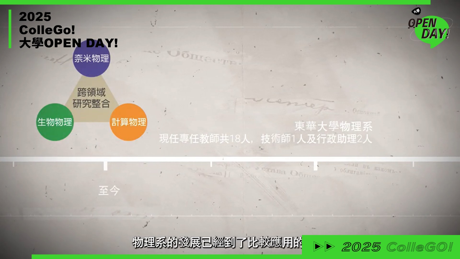 【2025 大學 OPEN DAY 系列影音】數理化｜國立東華大學物理學系