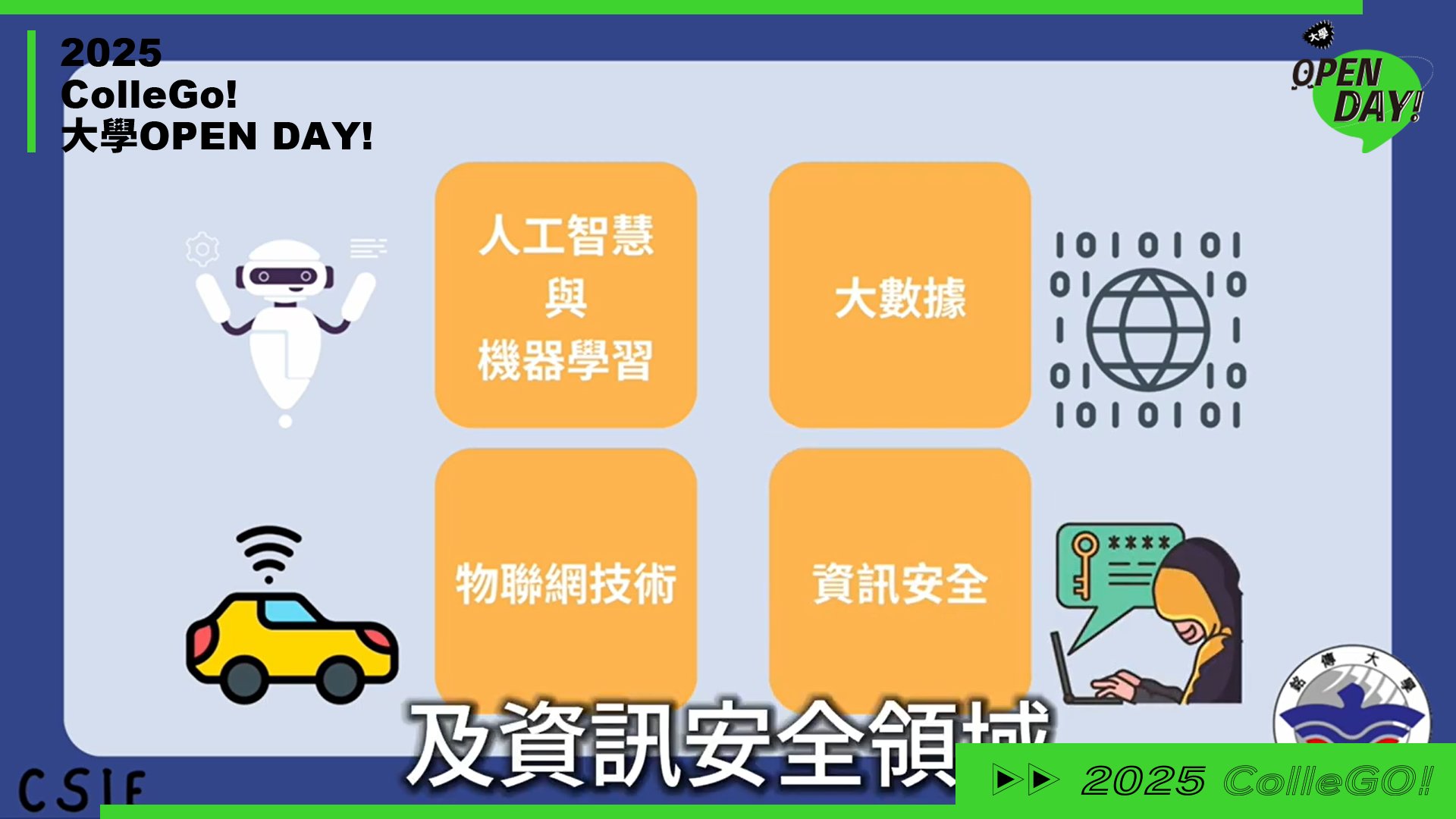 【2025 大學 OPEN DAY 系列影音】資訊｜工程｜銘傳大學資訊工程學系