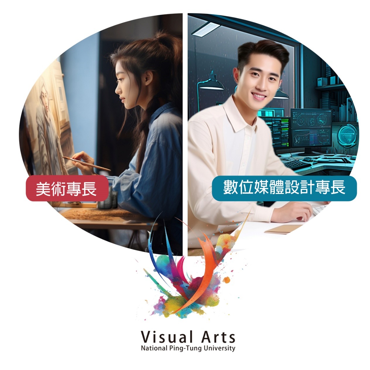 從傳統筆刷到數位科技，在屏大視覺藝術學系完成你的藝術進化